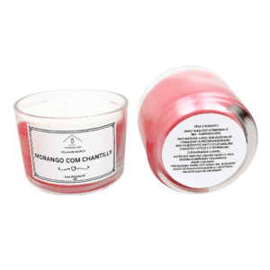 Vela Aromática Morango & Chantilly